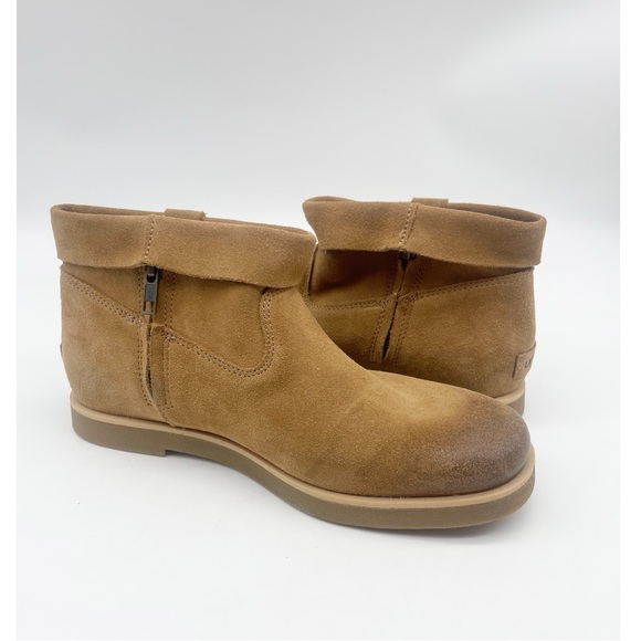 New! UGG Australia Josefene Cuff Suede Ankle Boot Chestnut Sz 7.5 - Picture 10 of 13